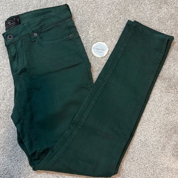 Lucky Brand Denim - Lucky Brand Lolita Skinny Forest Green Jeans